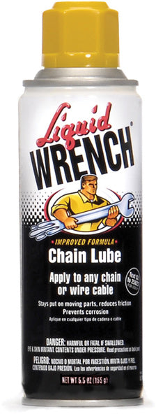 Liquid Wrench Chain & Cable Lube, 11 oz. Aerosol - Lot of 12