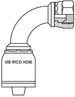 BSPP FEMALE 90 DEGREE BEND FOR 2 INCH HOSE