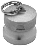 2" ALUMINUM PLUG FOR FEMALE COUPLER