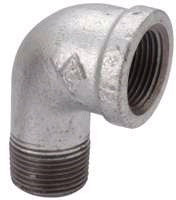 1-1/2 INCH X 1-1/2 INCH MNPT X FNPT  GALVANIZED STREET ELBOW - 90