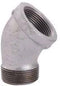 1-1/2 INCH X 1-1/2 INCH MNPT X FNPT  GALVANIZED STREET ELBOW - 90