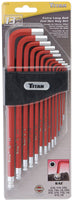 13PC EXTRA LONG BALL END HEX KEY SET-SAE