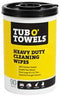 TUB O' TOWELS HEAVY DUTY CLEANING WIPES - 90 COUNT