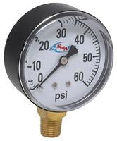 60 PSI DRY GAUGE 2-1/2" DIAMETER CASE