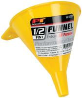 1/2 PINT ALL PURPOSE FUNNEL - YELLOW PLASTIC