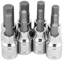 SAE HEX BIT SET - 3/8 INCH DRIVE