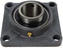 4 HOLE CAST IRON FLANGE WITH 2" BEARING - SET SCREW LOCK