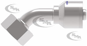 4S SERIES - 3/4 INCH HOSE X M36X2.0 DIN FEMALE 45 ELBOW SWIVEL