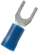 SPADE CONNECTOR INSULATED 16-18AWG BLUE