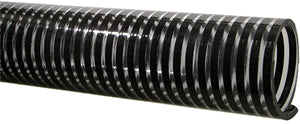 Kanaflex Seed Delivery Hose - 2-1/2", Clear with Black Spiral