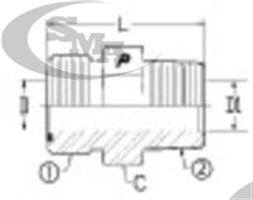 OFS M TO NPTF ADAPTER