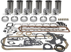 BASIC ENGINE KIT. CONTAINS SLEEVES, PISTONS, RINGS, PINS, PIN BUSHINGS, AND OVERHAUL GASKET SET WITH CRANKSHAFT SEALS