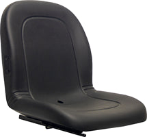 DELUXE ULTRA HIGH BACK SEAT FOR LAWN & GARDEN - BLACK VINYL