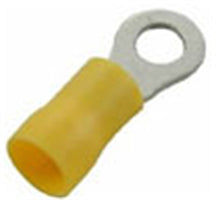 RING TERMINAL INSULATED YELLOW 12-10AWG