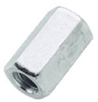 THREADED ROD COUPLER 7/8"-9 X 2-1/2"L ZINC-PLTD