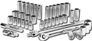 40 PIECE 1/2" DRVIE SAE & METRIC SET