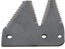 EXTRA COARSE 7 TOOTH END SECTION FOR TOP SERRATED RIGHT HAND  CHROME PLATE - REPLACES 1481200C1 / 86617760 PLATED    BOX 10