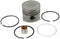 PISTON KIT, .5MM OVERSIZE. CONTAINS PISTON, PIN, PIN RETAINERS, RINGS, AND ROD BUSHING