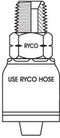 NPT MALE WITH 1-1/4 INCH THREAD FOR 1-1/4 INCH HOSE