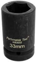 33MM X BUDD WHEEL IMPACT SOCKET - 1 INCH DRIVE