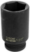 3/4 INCH X 6 POINT DEEP WELL IMPACT SOCKET - 3/4 INCH DRIVE