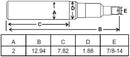 2 X 13 INCH SPINDLE FOR 289011 (W783)