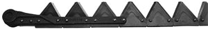 RIVETED 9' HAY MOWER KNIFE FOR CASE IH - REPLACES 463159R93 / 1281291C92 WITH EXTRA COARSE TOP 7 TOOTH SERRATED SECTION