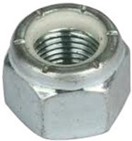 NYLON LOCK NUT 9/16 INCH ZINC