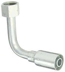 VARI-CRIMP SERIES - 3/4 INCH HOSE, WITH 1-3/16 X 12 THREAD SIZE, ORF FEMALE 90 ELBOW SWIVEL