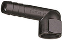 TEEJET DOUBLE HOSE SHANK CONNECTOR - 1/2" HOSE - NYLON   1/4" FEMALE THREAD