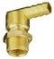 SINGLE HOSE BARB NOZZLE BODY - 3/8" HOSE -BRASS