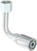 FEMALE SWIVEL 90 DEGREE MED DROP  1/4" HOSE X 1/4" ORF