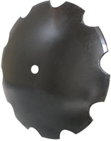 24 INCH X 1/4 INCH NOTCHED DISC BLADE WITH 1-1/2 INCH ROUND AXLE