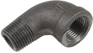 1/2 INCH X 1/2 INCH MNPT X FNPT  GALVANIZED STREET ELBOW - 90