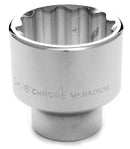 2-1/8 INCH X 12 POINT STANDARD IMPACT SOCKET - 3/4 INCH DRIVE