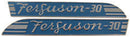 FERGUSON SIDE EMBLEM KIT - BLUE BACKGROUND