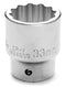 33MM X 12 POINT STANDARD IMPACT SOCKET - 3/4 INCH DRIVE