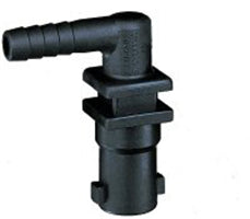 QUICKJET SINGLE BARB NOZZLE BODY - 3/8" HOSE - NO DIAPHRAGM