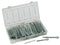 144 PIECE COTTER PIN ASSORTMENT - ZINC PLATED