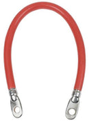 16 INCH 1 AWG BATTERY CABLE WITH 3/8 EYELET X 3/8 BENT EYELET CONNECTIONS