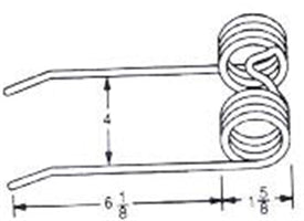 BALER PICKUP TOOTH FOR INTERNATIONAL HARVESTER