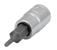 5/64 INCH X HEX BIT IMPACT SOCKET - 1/4 INCH DRIVE