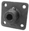 4-BOLT CAST IRON HUB FOR ROTARY CUTTERS - 1 INCH PIN