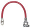 12-1/2 INCH 2 AWG BATTERY CABLE WITH TOP POST STRAIGHT X 7/16 EYELET CONNECTIONS