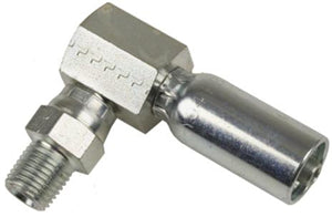 1/4 INCH HOSE X 1/4 NPT MALE ELBOW - 90 SWIVEL