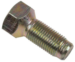 1/2"-20  WHEEL BOLT WITH 1 INCH THREAD LENGTH