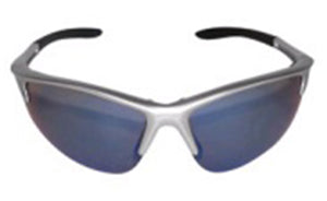 SAFETY GLASSES SILVER, ICE BLUE LENS