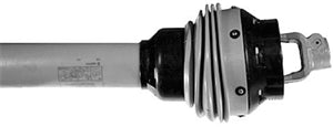 CV TRACTOR SIDE HALF SHAFT FOR BUSH HOG AND JOHN DEERE MOWERS AND PEANUT COMBINES - 1-3/4 20 SPLINE TRACTOR YOKE - WALTERSCHEID 2500 STAR TUBING - CV CAT 6