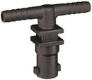 QUICKJET DOUBLE BARB NOZZLE BODY - 3/8" HOSE - NO DIAPHRAGM