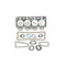 TISCO Cylinder Head Gasket Set for